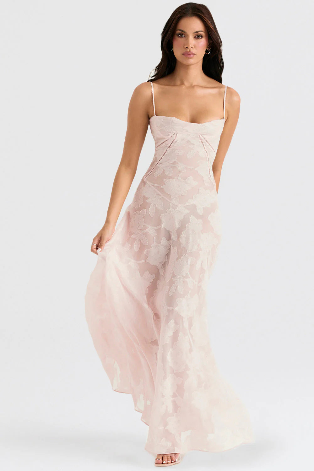 MIA MAXI DRESS - BLUSH