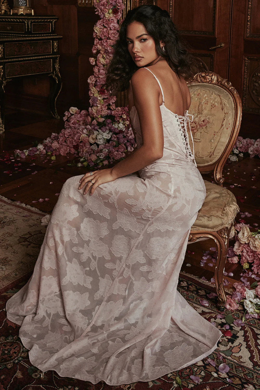 MIA MAXI DRESS - BLUSH