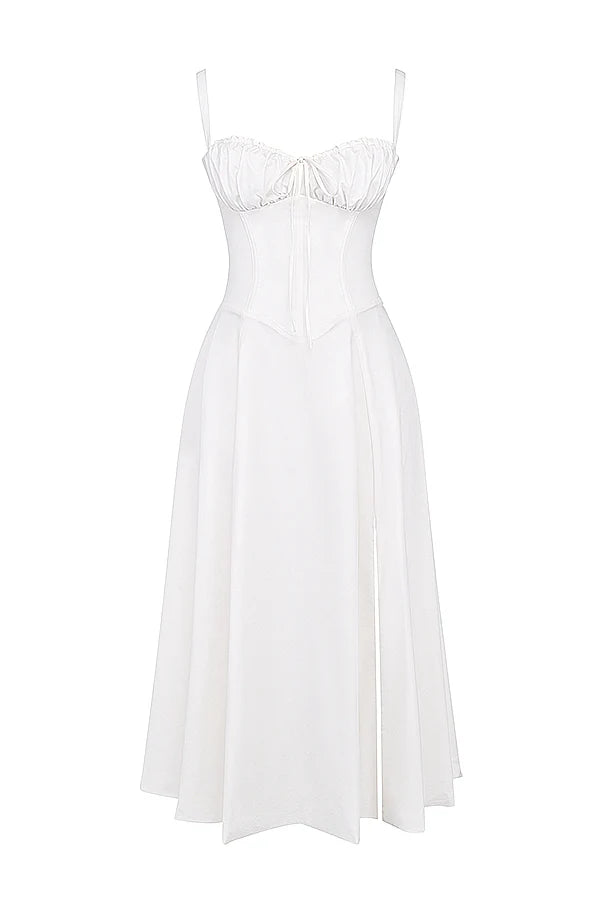 BLOOMING DESIRE LACE UP DRESS