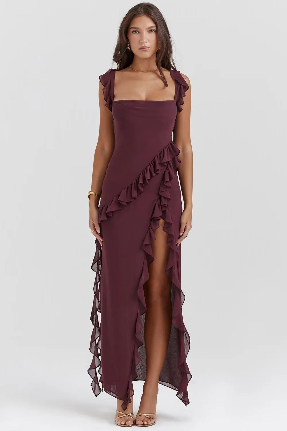 BELLEZA MIDI DRESS - BERRY