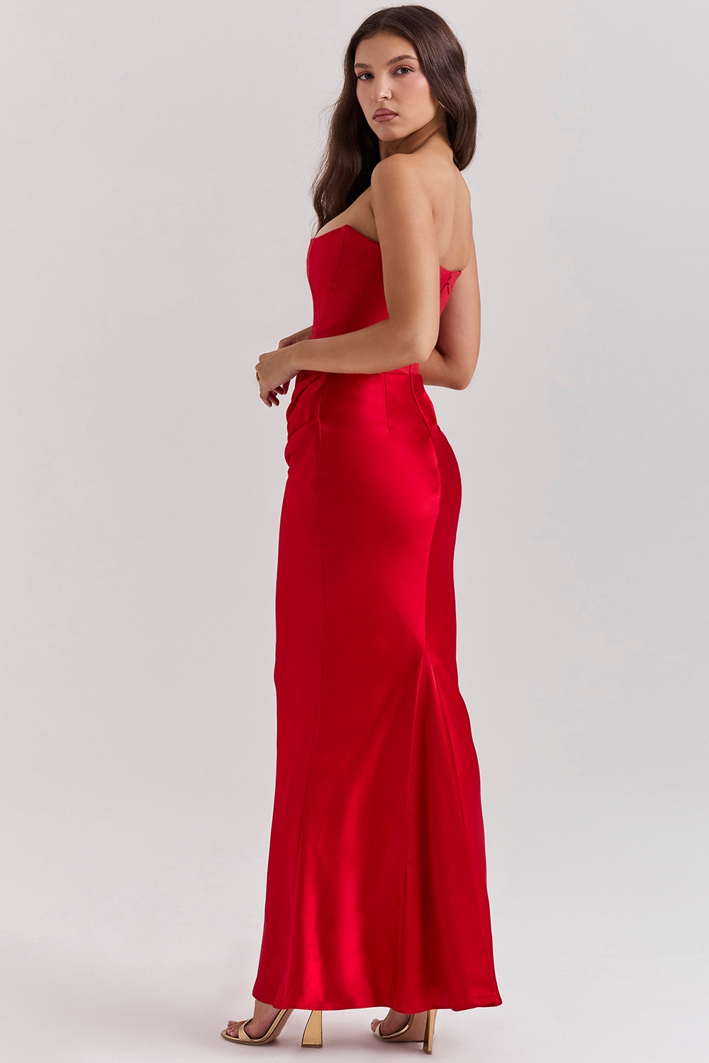 SERAPHINA MAXI DRESS - RUBY