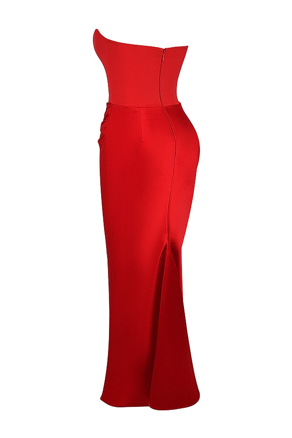 SERAPHINA MAXI DRESS - RUBY