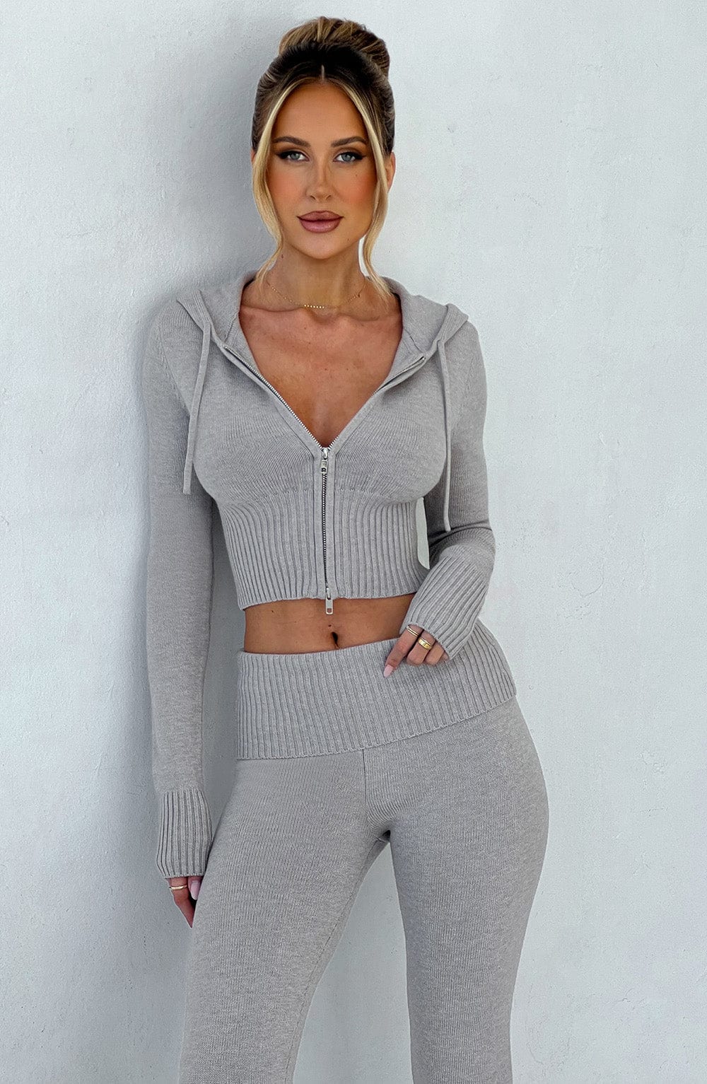 OPAL ZIP SET - LIGHT GREY