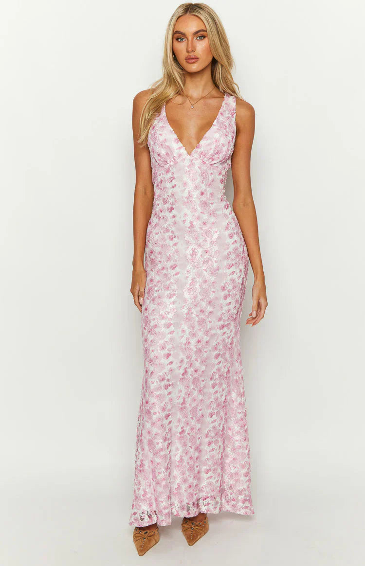 SOPHIA MAXI DRESS -  PINK