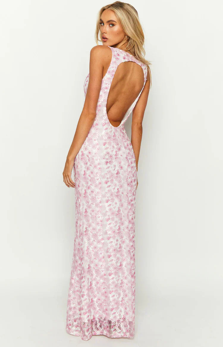 SOPHIA MAXI DRESS -  PINK