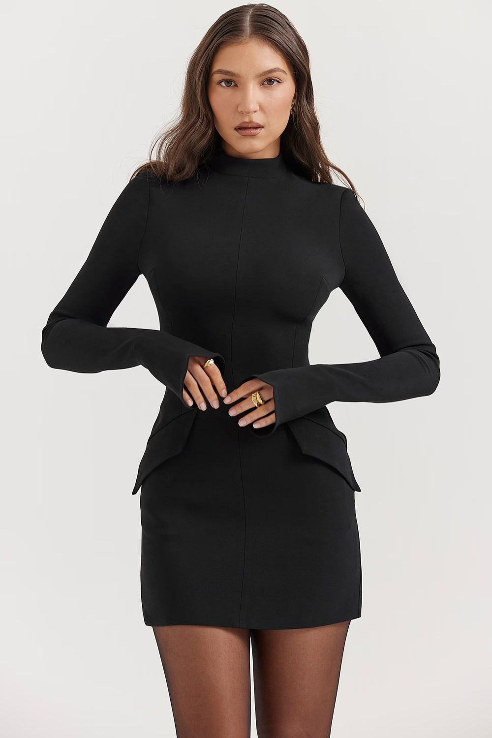 VIVIENNE MINI DRESS - BLACK