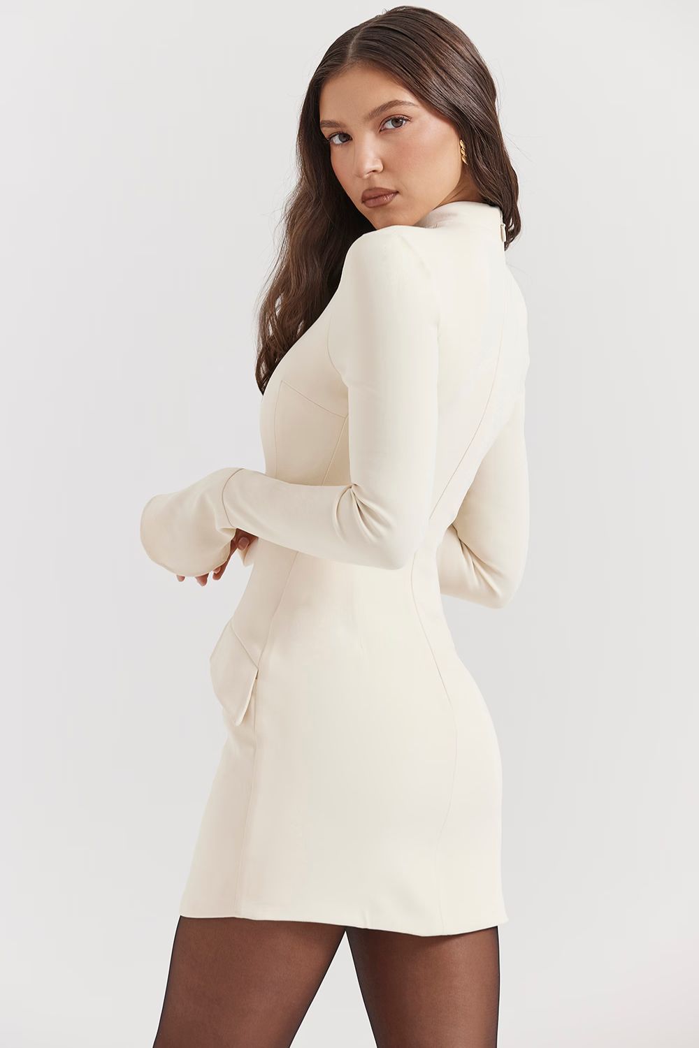 VIVIENNE MINI DRESS - CREAM