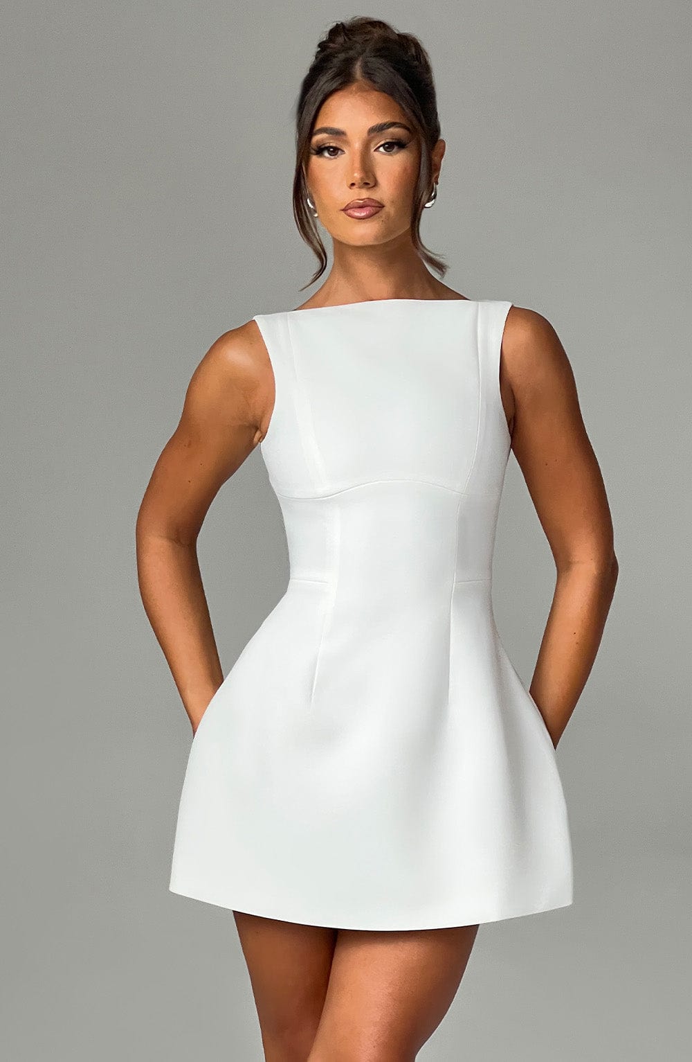 SIENNA BACKLESS MINI - IVORY