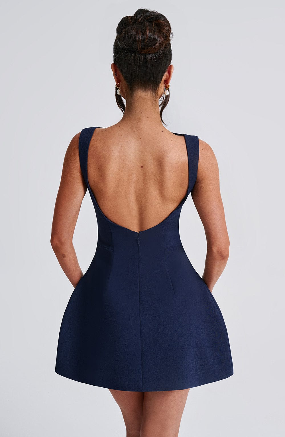 SIENNA BACKLESS MINI - NAVY