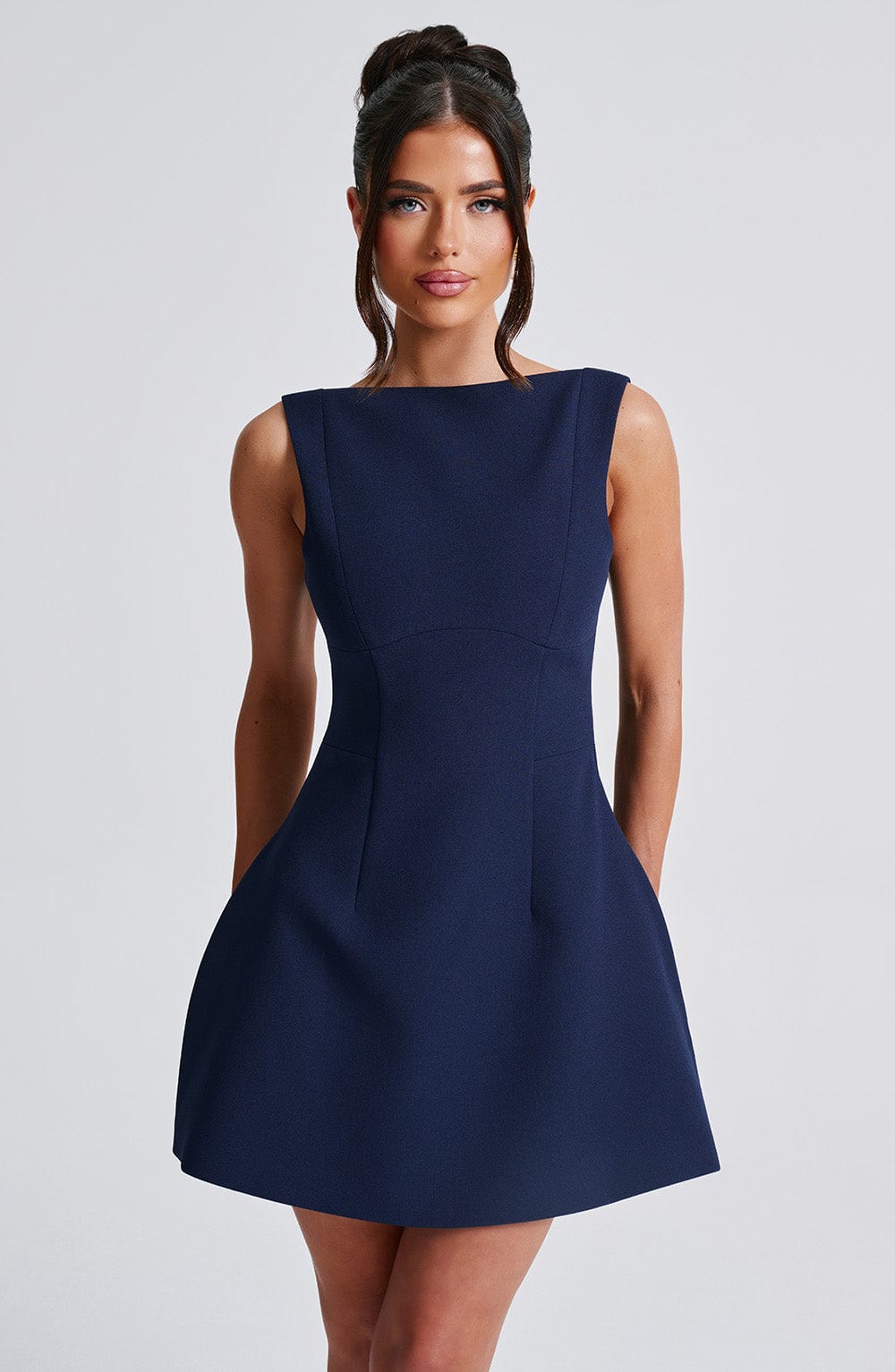 SIENNA BACKLESS MINI - NAVY