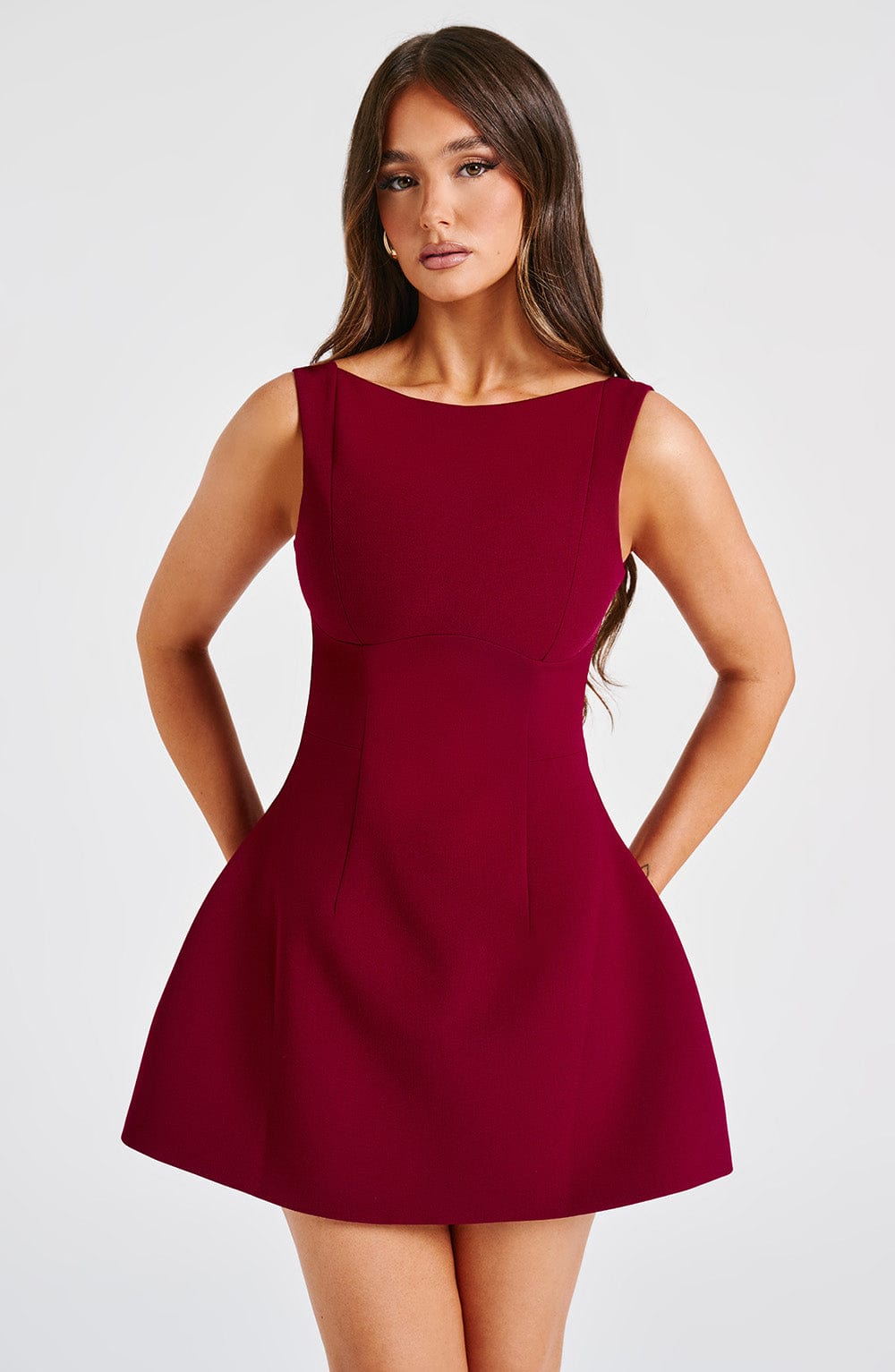 SIENNA BACKLESS MINI - WINE