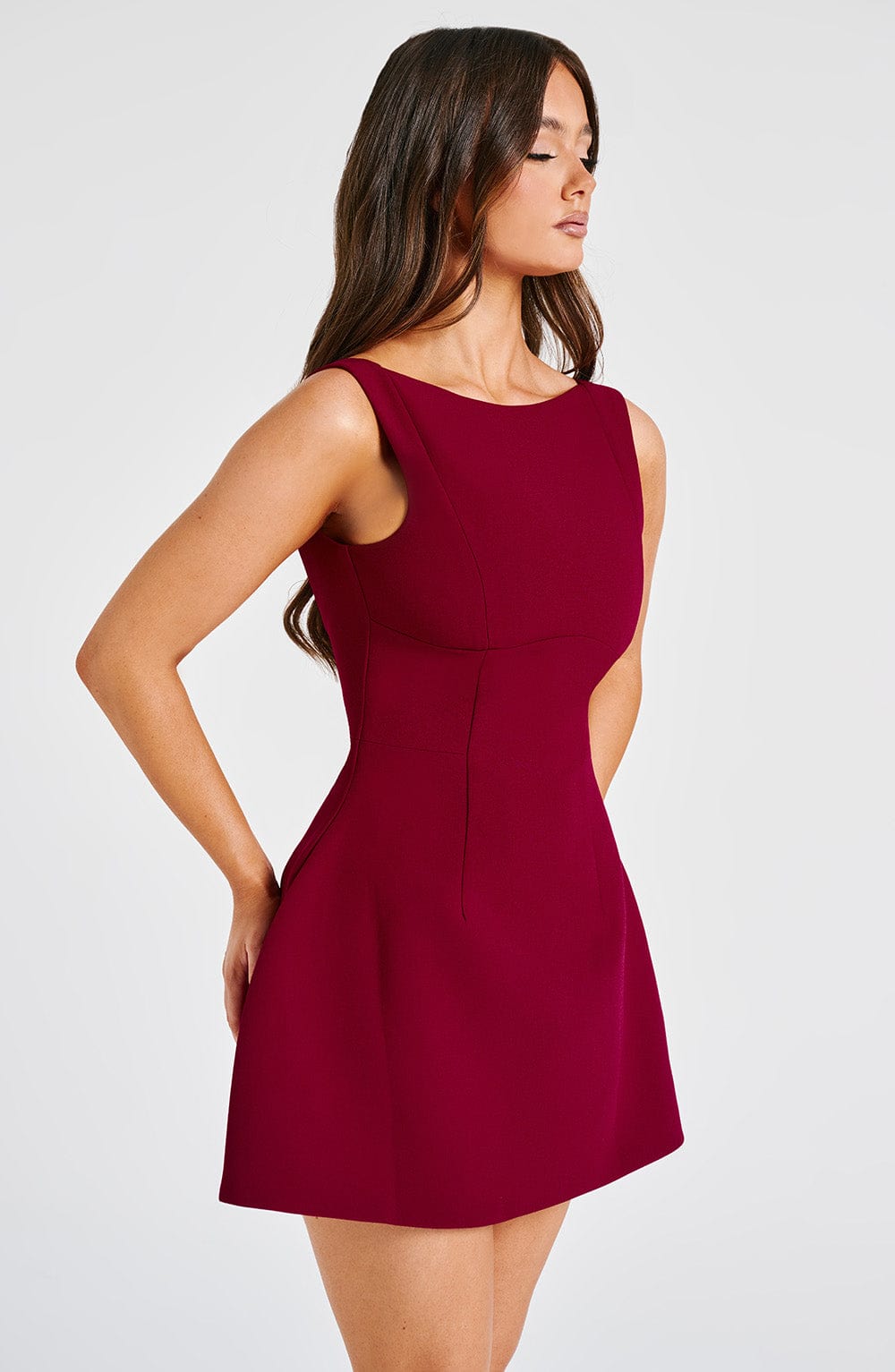 SIENNA BACKLESS MINI - WINE